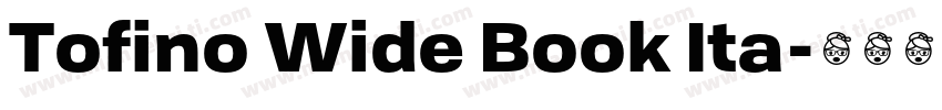 Tofino Wide Book Ita字体转换